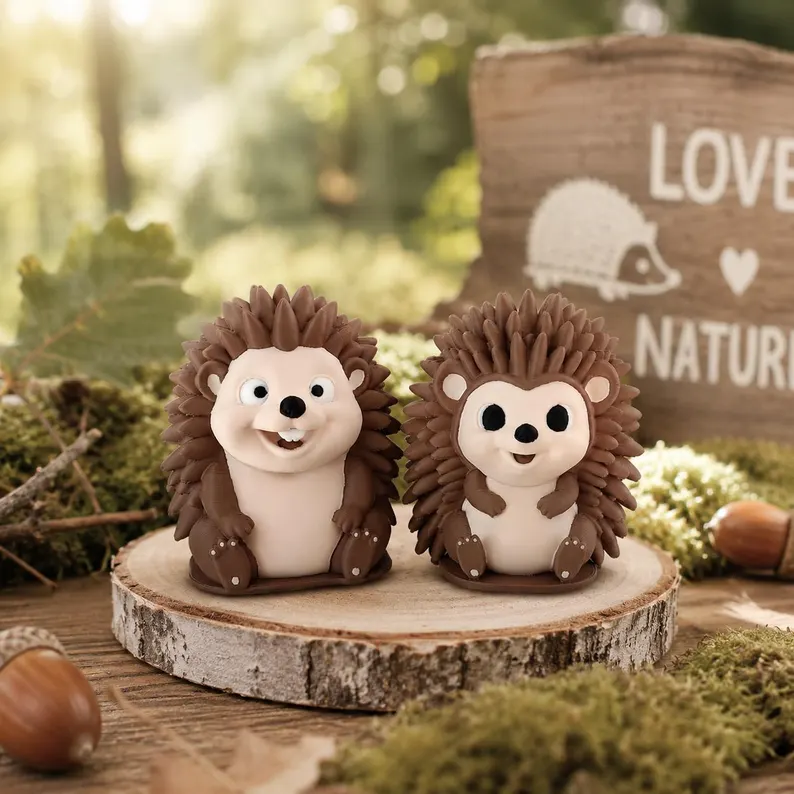 Igel Dekofiguren Karli und Lilly